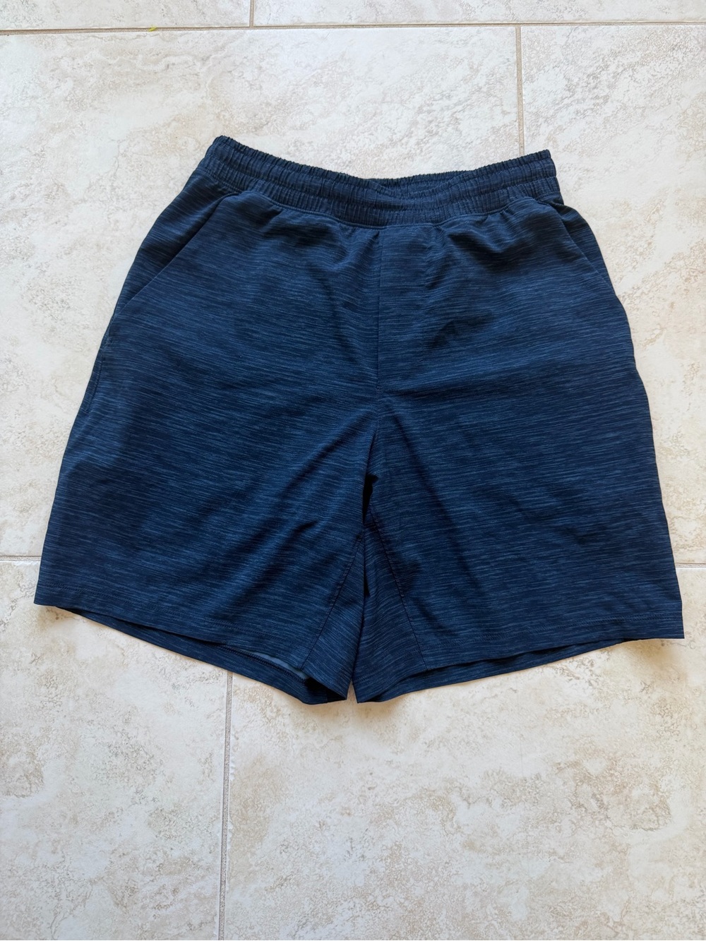 LULULEMON Men's Lined Pace Breaker Running Shorts 7" Inseam Blue Athletic